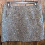 EXPRESS Gray Wool Mini Skirt Photo 0
