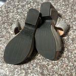 Naked Feet Silver Shimmery Wedges Size 6 Photo 7