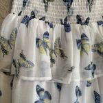 Disney  Alice Butterfly Mini Skirt Medium Y2K Fairy Tiered Cottagecore Boho Sheer Photo 1