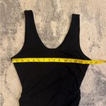 EXPRESS Women’s  Black Sleeveless Dress with Ruffles on the sides Photo 5