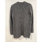 Theory  Womens Long Wool Open Front Knit Cardigan Gray  Medium Photo 3