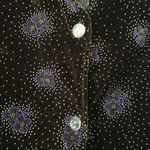 Vintage King Shing Velvet Embroidered Vest Photo 3