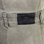 Paige  Utility Jumpsuit Womens Sz 30 Olive Green Button Front Adjustable Strap Photo 5