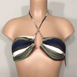 Vince Camuto stripe cross tie bikini top. NWT Photo 4