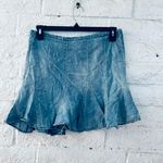 Chelsea & Violet Frayed Mini Denim Skirt • Size L Size L Photo 5