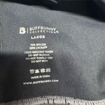 BuffBunny Meta Sports Bra in Black Quartz size Large Gray Photo 6