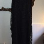 ANGL Black lace dress lines with asymmetrical hem Photo 0