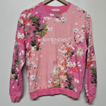 Givenchy Flower Printed Cotton Jersey Sweatshirt In Pink Sz S Luxury Designer Photo 0