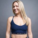Year of Ours Logo Bralette - Navy Photo 0
