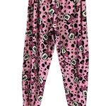 Disney Minnie Mouse Pink Textured Loungewear Jogger Pajama Pants Womens Small Photo 3