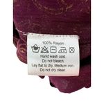 Earthbound Trading Co Romper Hooded Boho Print Burgundy Gold Women's XXL NWT Red Photo 2