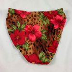 st. john's bay MD Hibiscus red high waist Tankini Photo 4