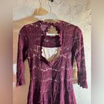 Lace Party Dress, by Francesca’s, wine&nude
Tulle hem ruffle cut out back detail Red Size M Photo 5