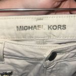 Michael Kors ✨ Zip Detail Skinny Off White Sz 8 Jeans✨ Photo 6