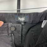 Paige ‎ Faded Mist Black Mayslie Relaxed Cropped Jogger Jean Pants Size 32 Photo 6