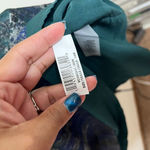 Vince Camuto Plus Size V Neck Cap Sleeve Green Jacquard Dress 16W Women Photo 5