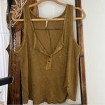 Free People Traveler Tank Moss Women's Size M Photo 4