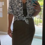 Saint Tropez West Linen animal print blouse Photo 1