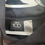 Disney  100 Womens XL Unified Characters Pullover Hoodie Cotton Sweatshirt Black Photo 4
