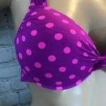 Apt. 9  Halter Top Bikini Purple Pink Polka Dots L Photo 5