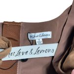 For Love & Lemons Brown Suede Hadley Mini Dress US S Photo 5