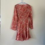 ZARA Floral Fit & Flare Blogger Favorite Pink Dress Size L Photo 4