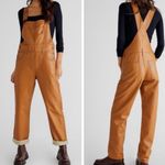 We The Free Free People Ziggy Vegan Leather Slouch Overalls Women's XS NWT Photo 1