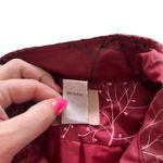 Vintage TEDDI Women's Small Petite Red Floral Puffer Full Zip Jacket Photo 2