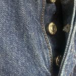 RE/DONE  Straight Button Fly Dark Wash Jeans Photo 4