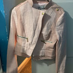 Sugarfly Pink leather jacket size Small Never Worn Photo 0