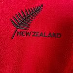 Planet New Zealand Red Fleece Zip Up Jacket Size Medium Photo 3
