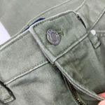 Talbots Outlet | Olive Green Capri Pants Straight Leg Crop Denim Womens 12P Photo 4