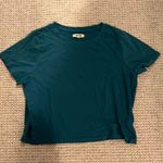 Madewell Turquoise Crop Top Size Medium Photo 0