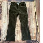 Frame  Women's Green Le Crop Mini Corduroy Boot Cut Jeans Size 26 Photo 3