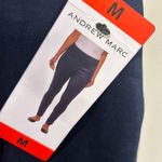 Andrew Marc  Navy Suede like Pants Photo 2