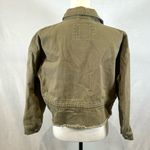 Stoosh Vintage Denim olive green utility jacket size small Photo 3