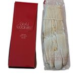 VTG Avon Colorful Coordinates Off White Winter Knit Gloves 1983 Snow Holiday Photo 1