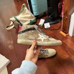 Golden Goose  Mid-Star Glitter Sneakers Photo 3