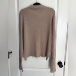Anthropologie By Antrhopologie Womens Ribbed Knit Sweater Top + Pants Set Camel Size M Photo 2