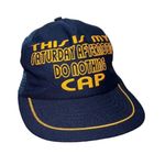 Vintage Unbranded Adults “Saturday Do Nothing” SnapBack 80s Trucker Graphic Hat Multiple Photo 1