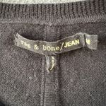 Rag and Bone  Wool Sweater Womens Size Medium Black Crew Neck Knitted Photo 2