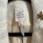 Cinq à Sept NEW NWT Cinq A Sept Khloe Floral Bead Boucle Blazer Jacket In Gardenia Off White Photo 9