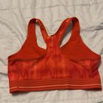 Under Armour  UA HeatGear Alpha Sports Bra Dark Orange Size Medium Photo 5