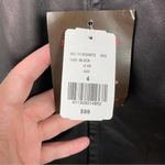 Danier Black Leather Mini Skirt Sz.8 NWT Photo 3