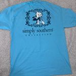 Simply Southern  Blue T-Shirt With Labrador On Back Photo 2