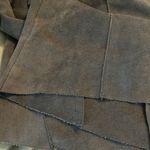 BLANK NYC Faux Suede Drapey Asymmetrical Moto Jacket Gray Size Medium Photo 11