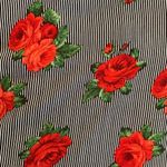 ♥️ ODDY Boho Rose Top With Flowy Bell Sleeves Size M Photo 3