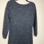 Loft  wool blend sweater dress animal Print size small Photo 7