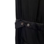 Halston Heritage  Black Silk Jumpsuit Size 2 Photo 4