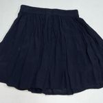 Lorimer NYC Womens Pleated Skater Skirt Size M Black Casual Lightweight Pull On Size M Photo 1